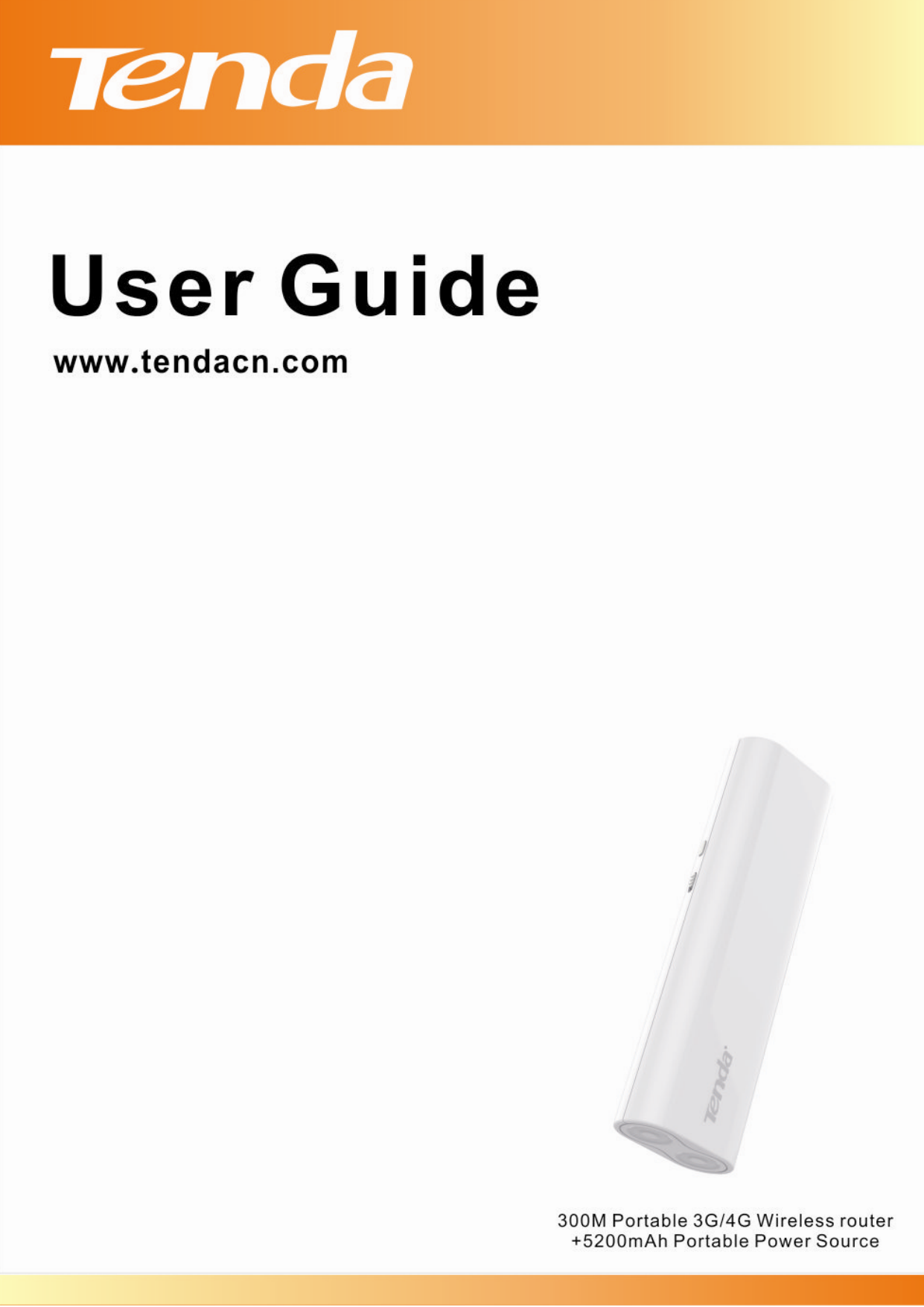                                                    3G/4G Wireless Router User Guide    I   