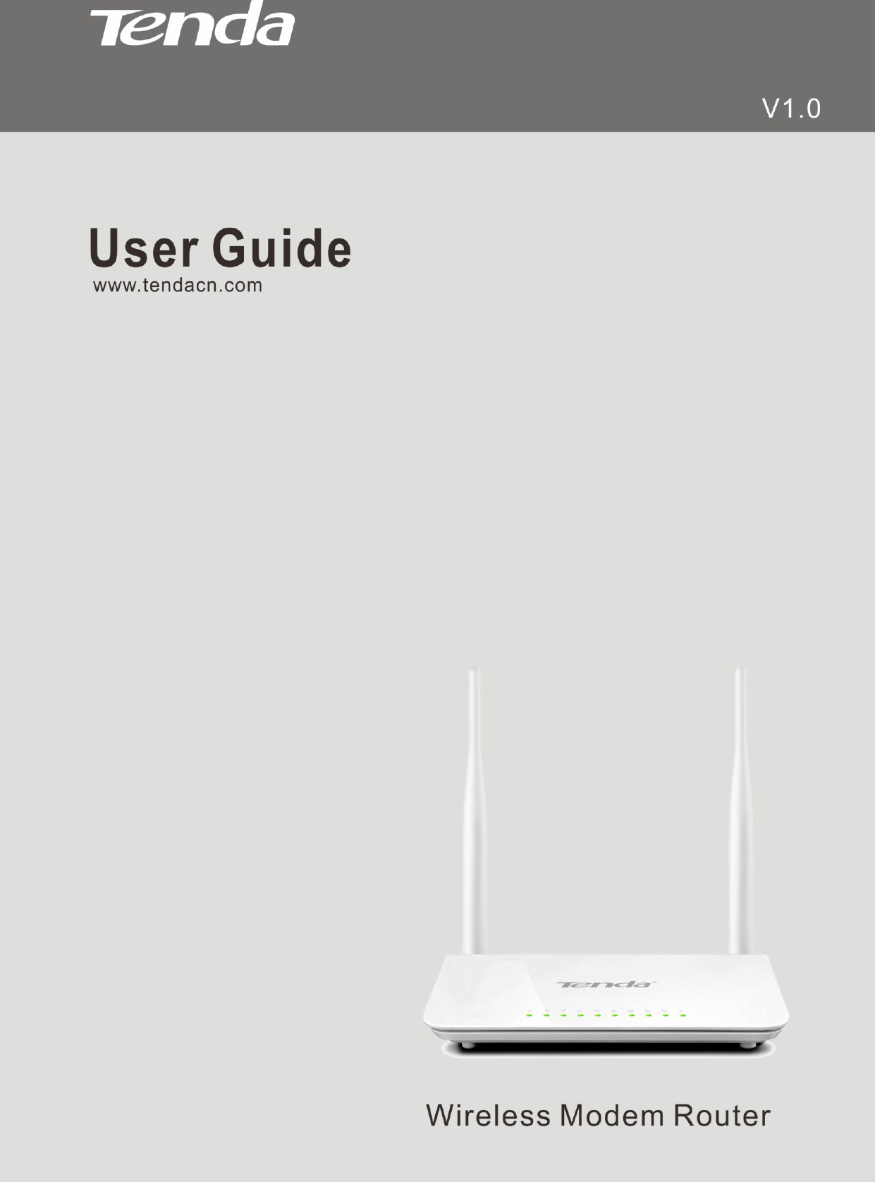 Wireless Modem Router User Guide - 1 - 