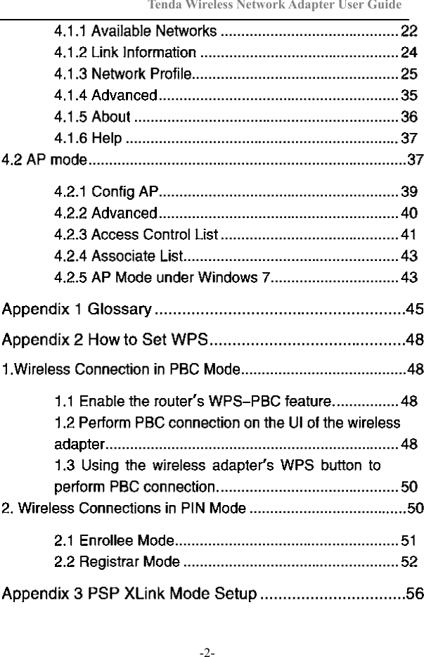 Tenda Wireless Network Adapter User Guide  -2-                ’  ’     