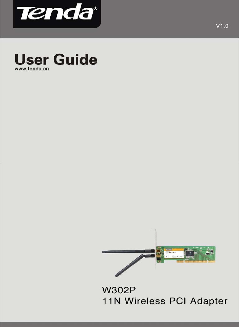  11n Wireless PCI Adapter User Guide      