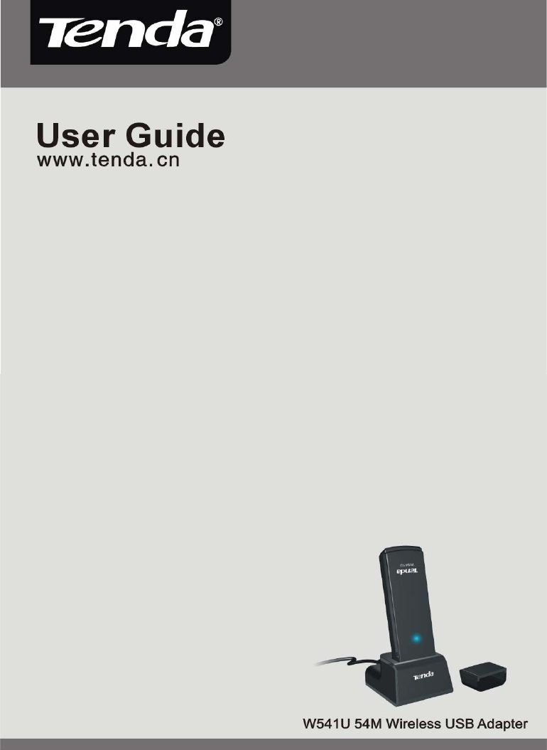  W541U Wireless USB Adapter User Guide    