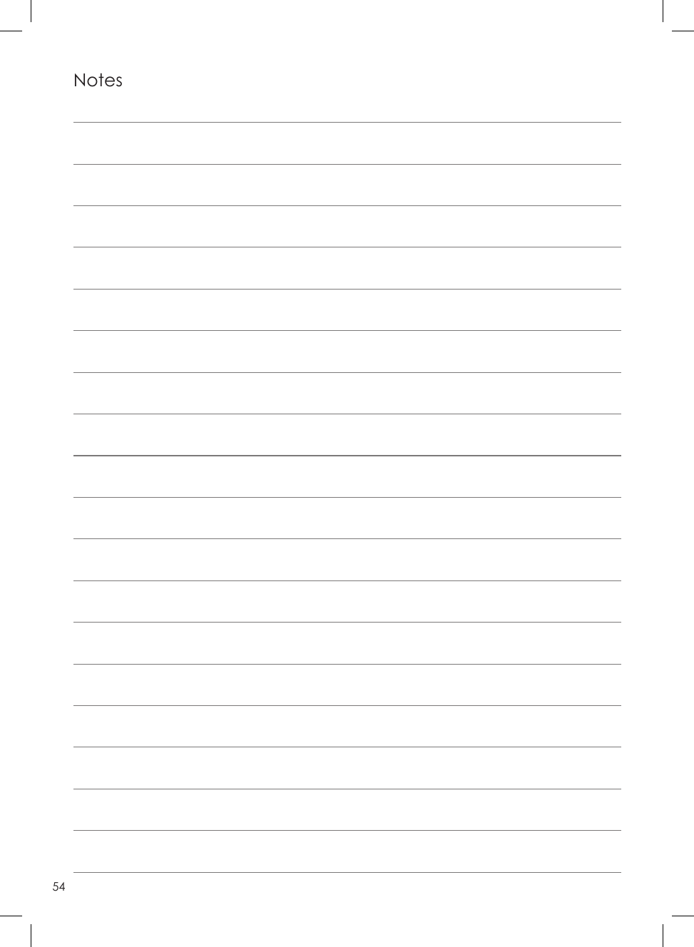 54Notes