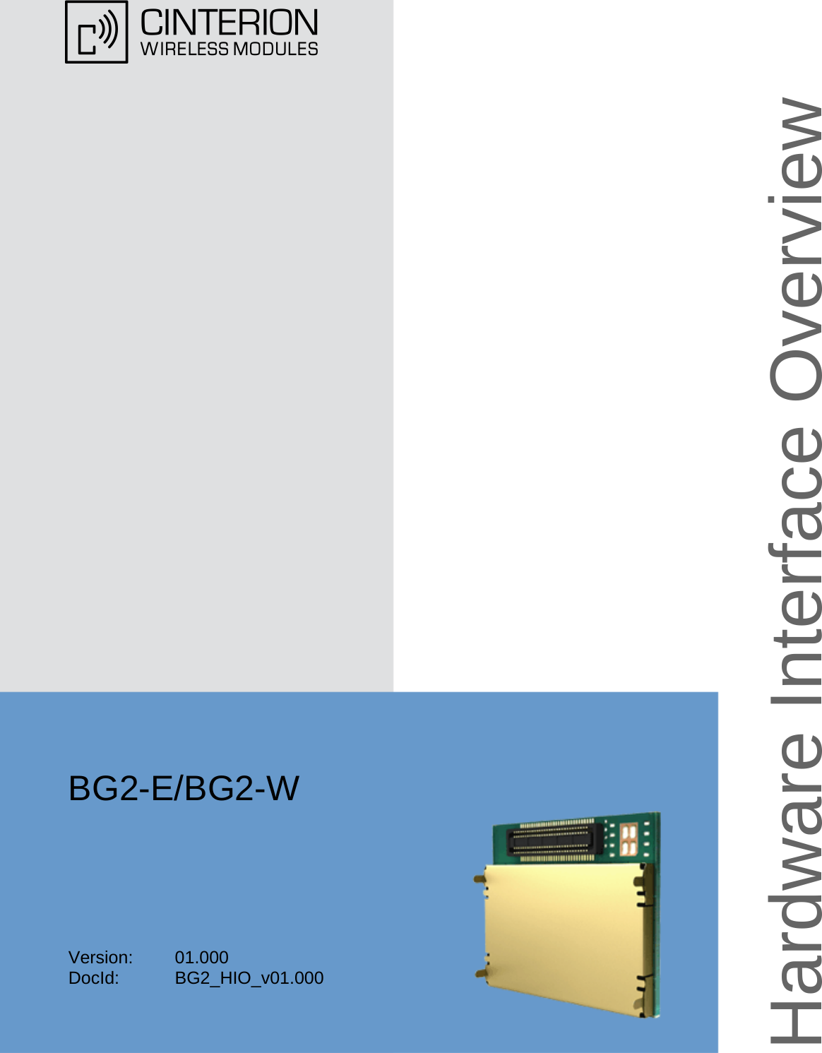 BG2-E/BG2-WVersion: 01.000DocId: BG2_HIO_v01.000Hardware Interface Overview