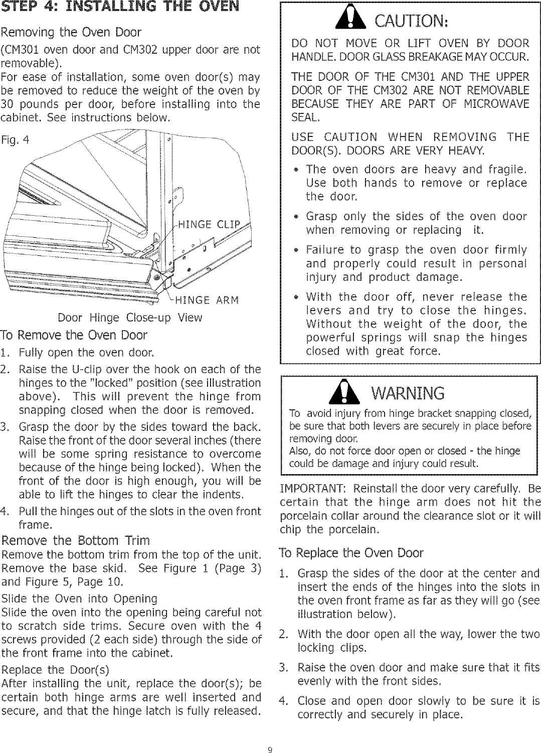 THERMADOR Built In Oven, Electric Manual L0412331