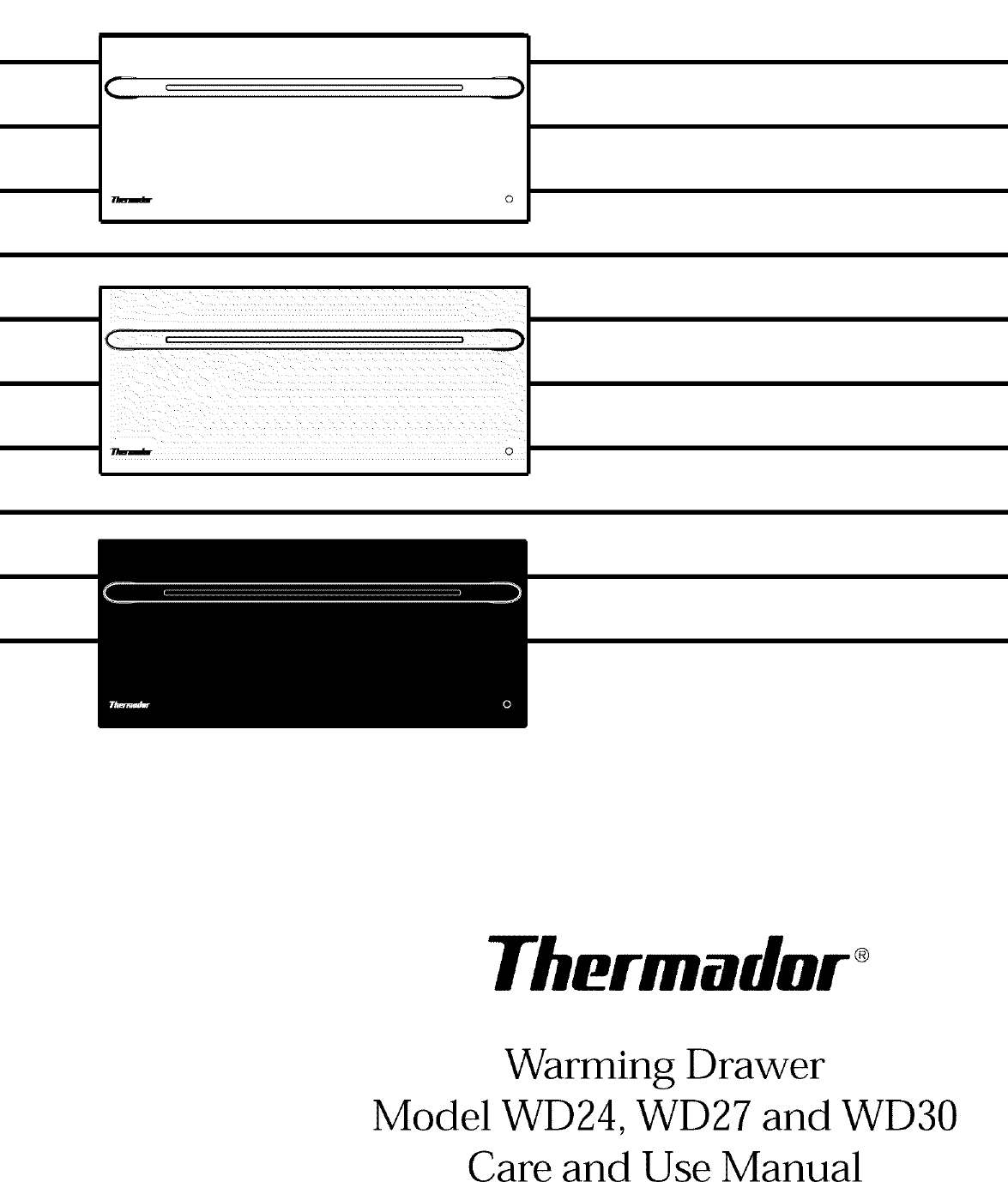 THERMADOR Warming Drawer Manual L0501546