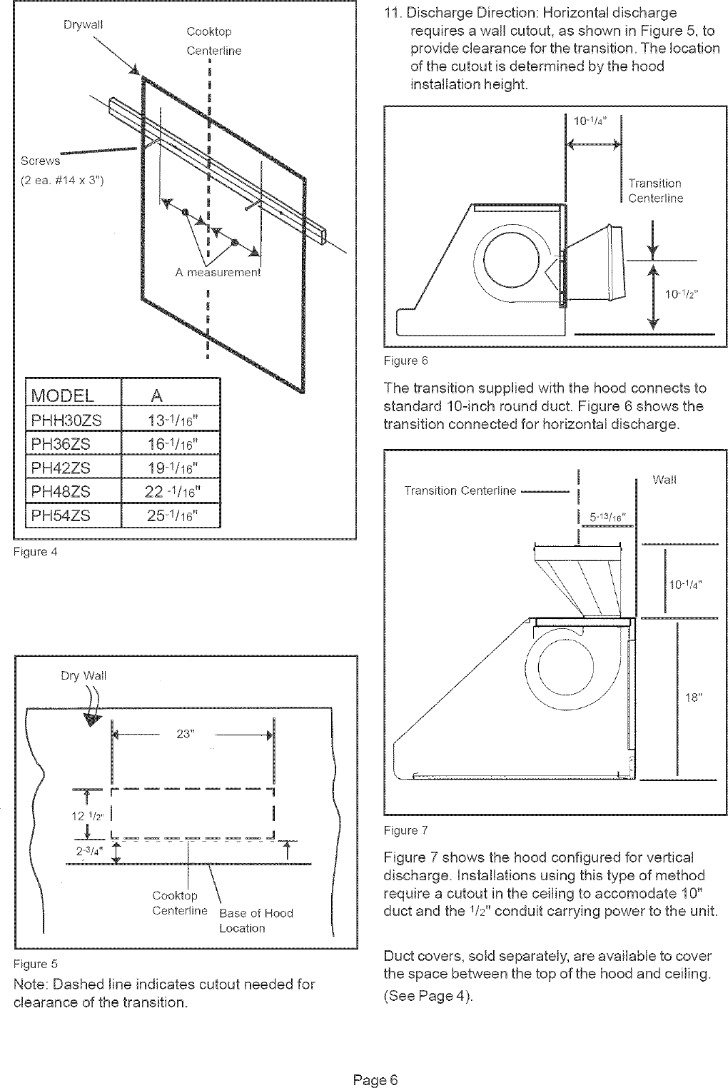 Page 6 of 12 - THERMADOR  Range Hood Manual L0512045