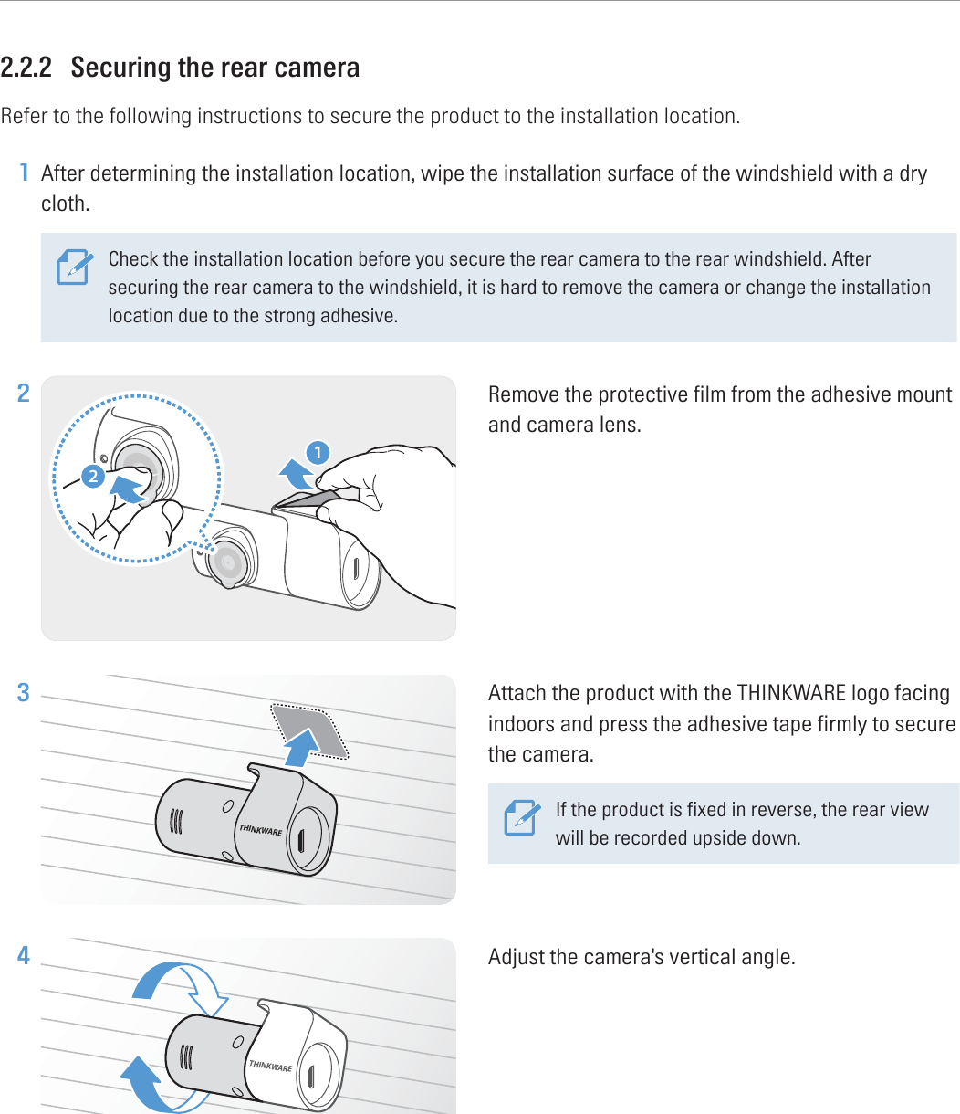 Page 18 of THINKWARE Q800PRO THINKWARE DASH CAM User Manual 