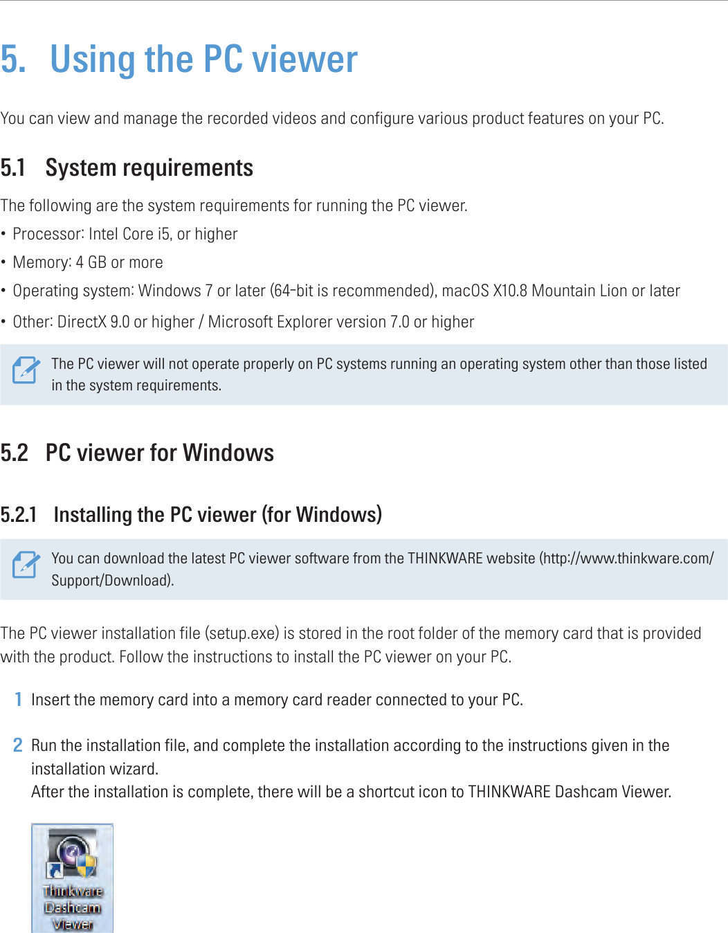 Page 34 of THINKWARE Q800PRO THINKWARE DASH CAM User Manual 