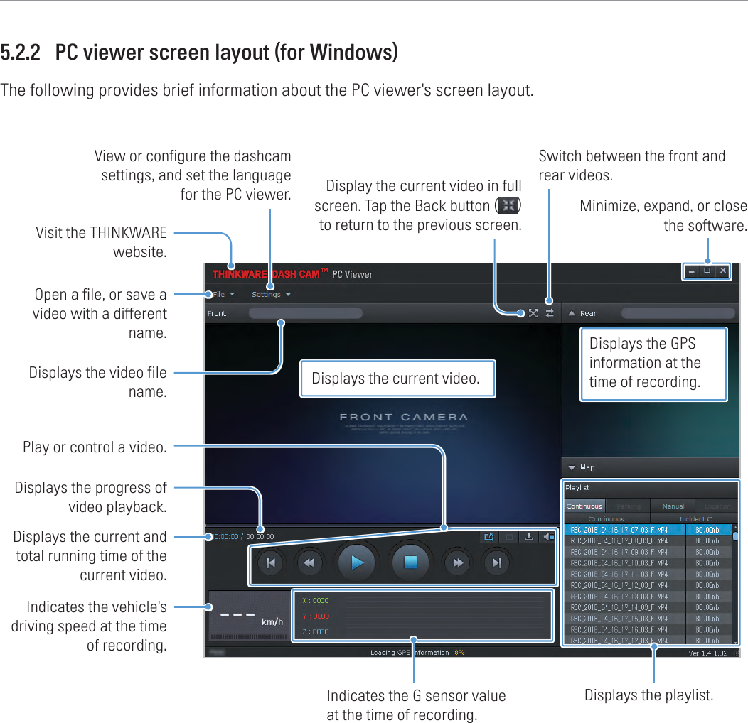 Page 35 of THINKWARE Q800PRO THINKWARE DASH CAM User Manual 