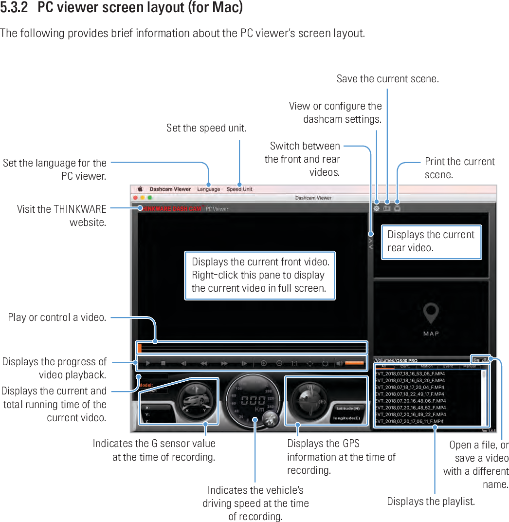 Page 39 of THINKWARE Q800PRO THINKWARE DASH CAM User Manual 