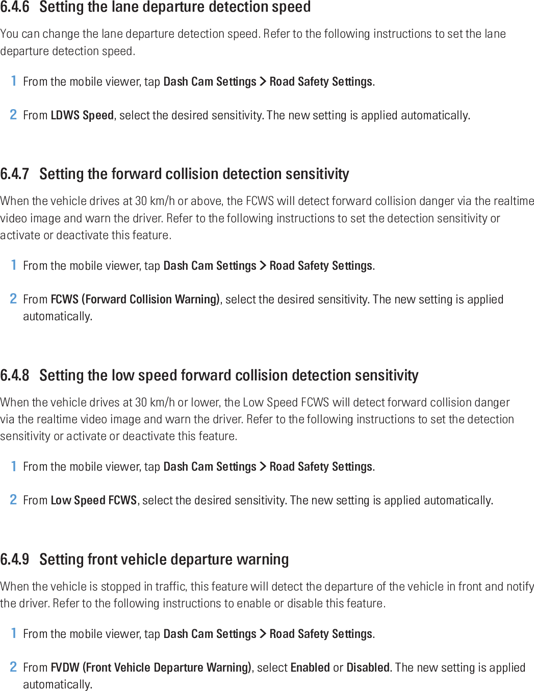 Page 48 of THINKWARE Q800PRO THINKWARE DASH CAM User Manual 