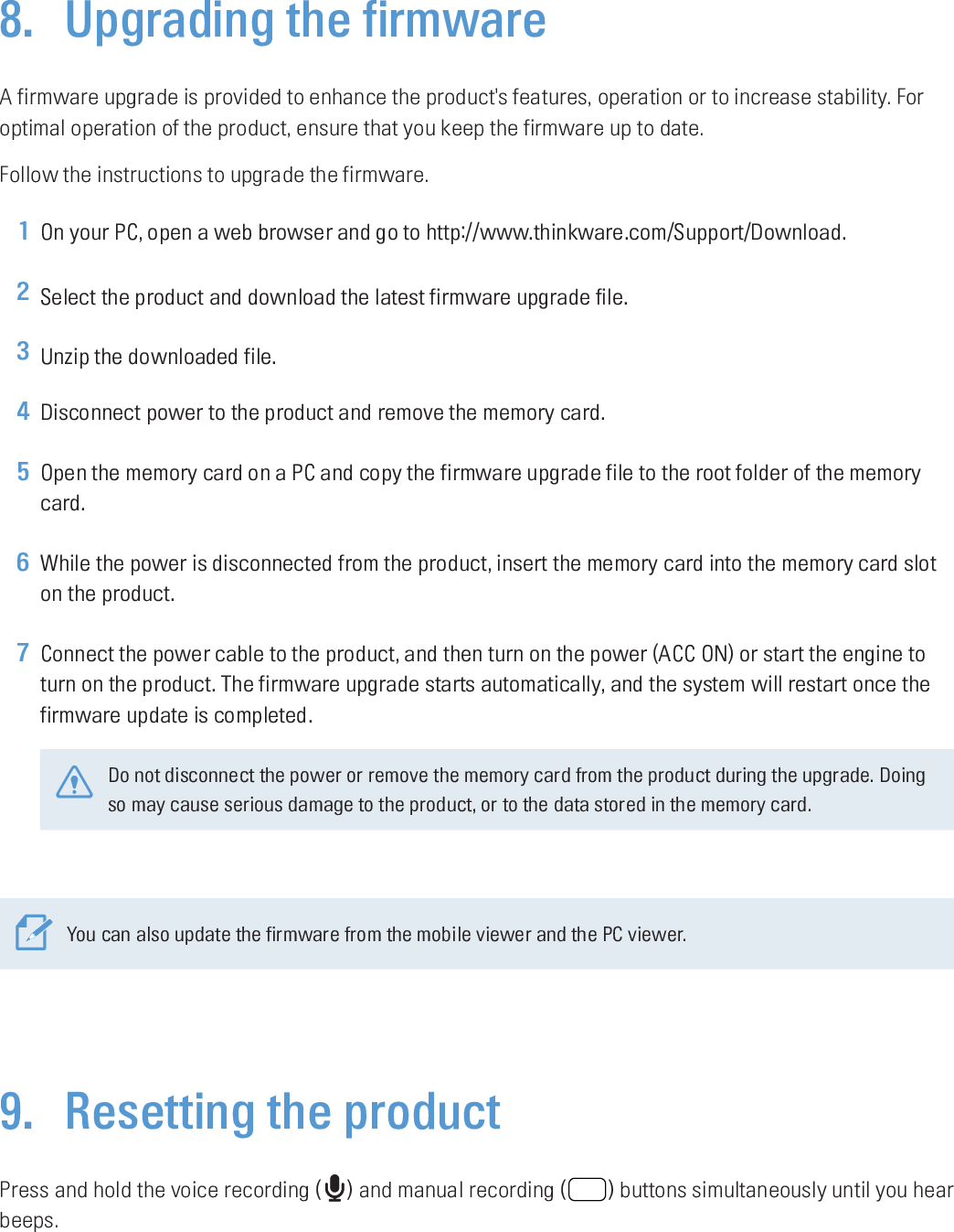 Page 53 of THINKWARE Q800PRO THINKWARE DASH CAM User Manual 