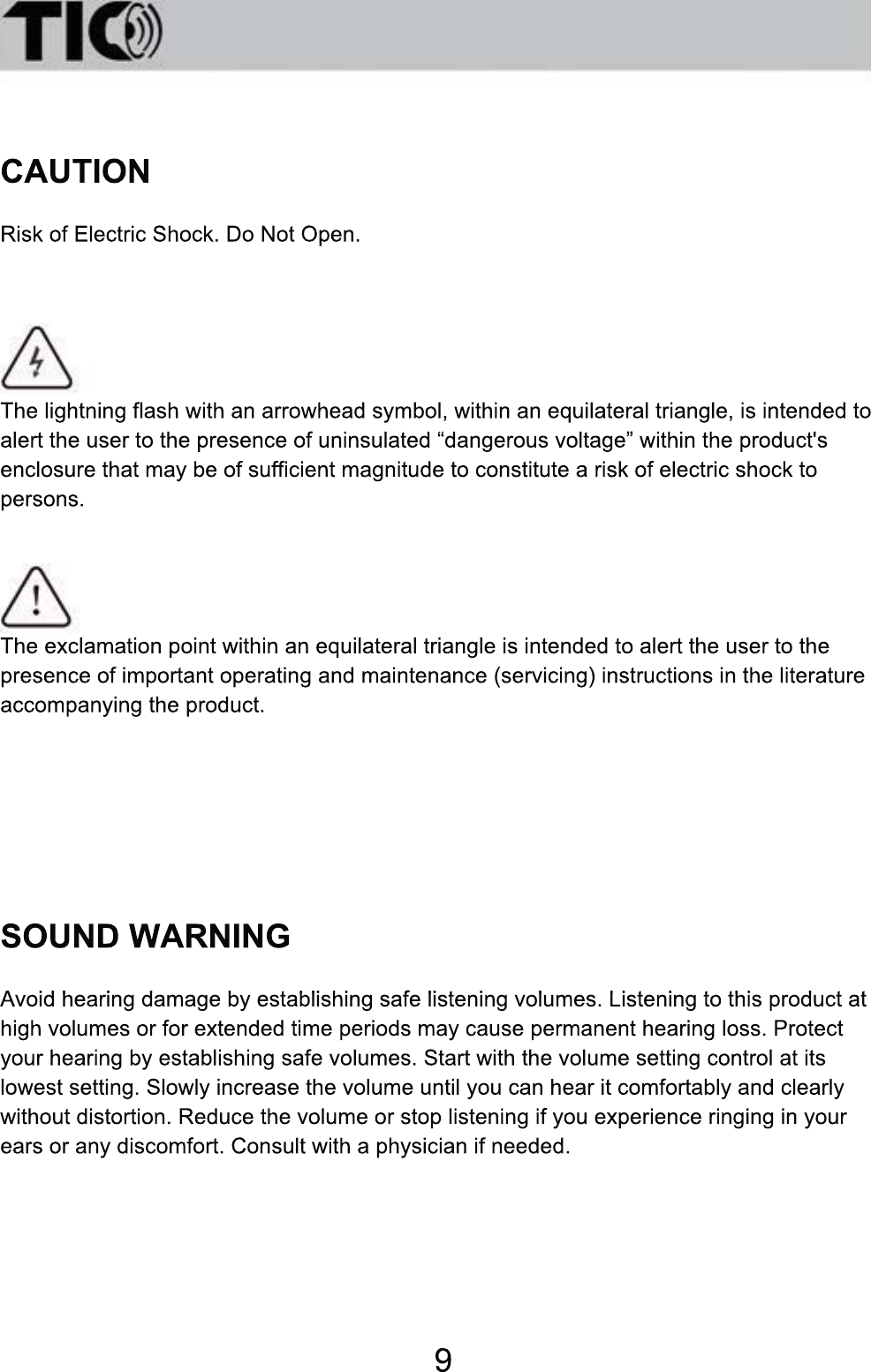 Page 10 of TIC Audio BPS5-W Outdoor Bluetooth Patio Speakers User Manual