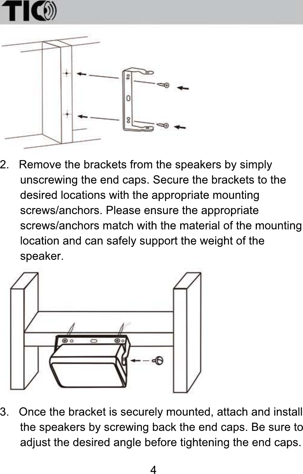 Page 5 of TIC Audio BPS5-W Outdoor Bluetooth Patio Speakers User Manual