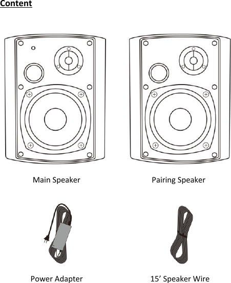 Page 4 of TIC Audio WPS5-W Outdoor Wifi Multi-Room Patio Speakers User Manual 