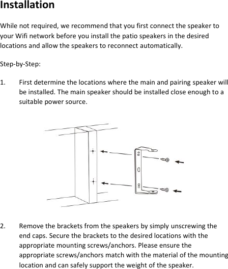 Page 7 of TIC Audio WPS5-W Outdoor Wifi Multi-Room Patio Speakers User Manual 