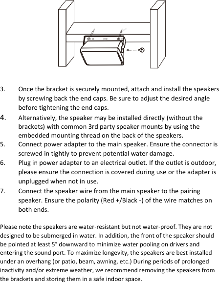 Page 8 of TIC Audio WPS5-W Outdoor Wifi Multi-Room Patio Speakers User Manual 