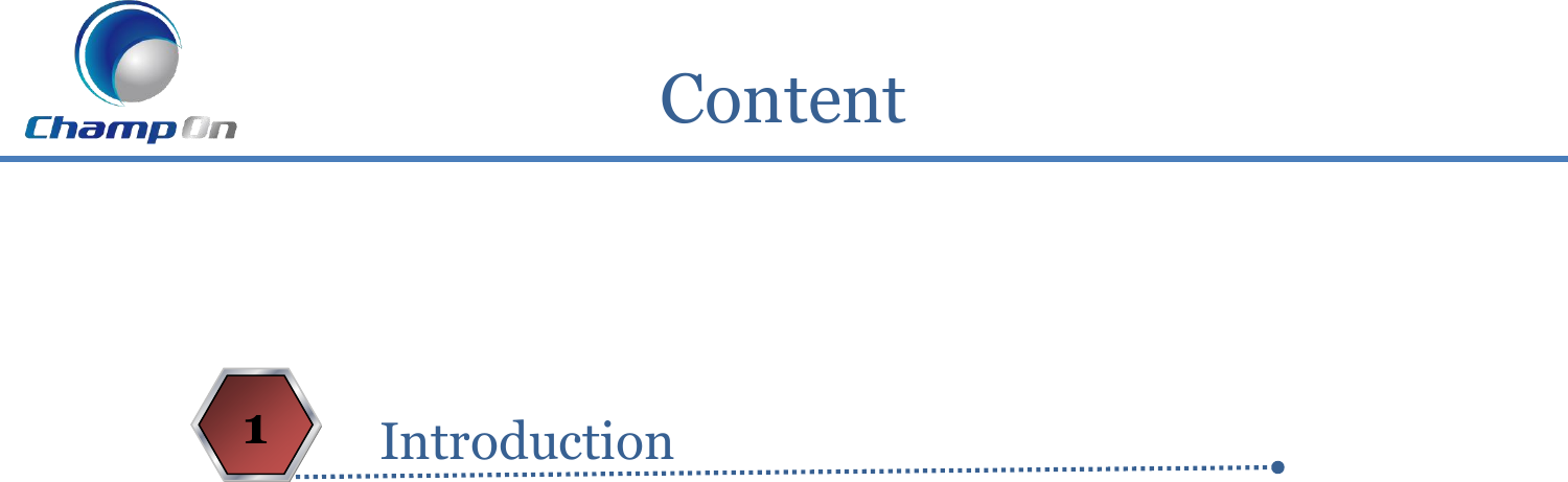 Content 1  Introduction 