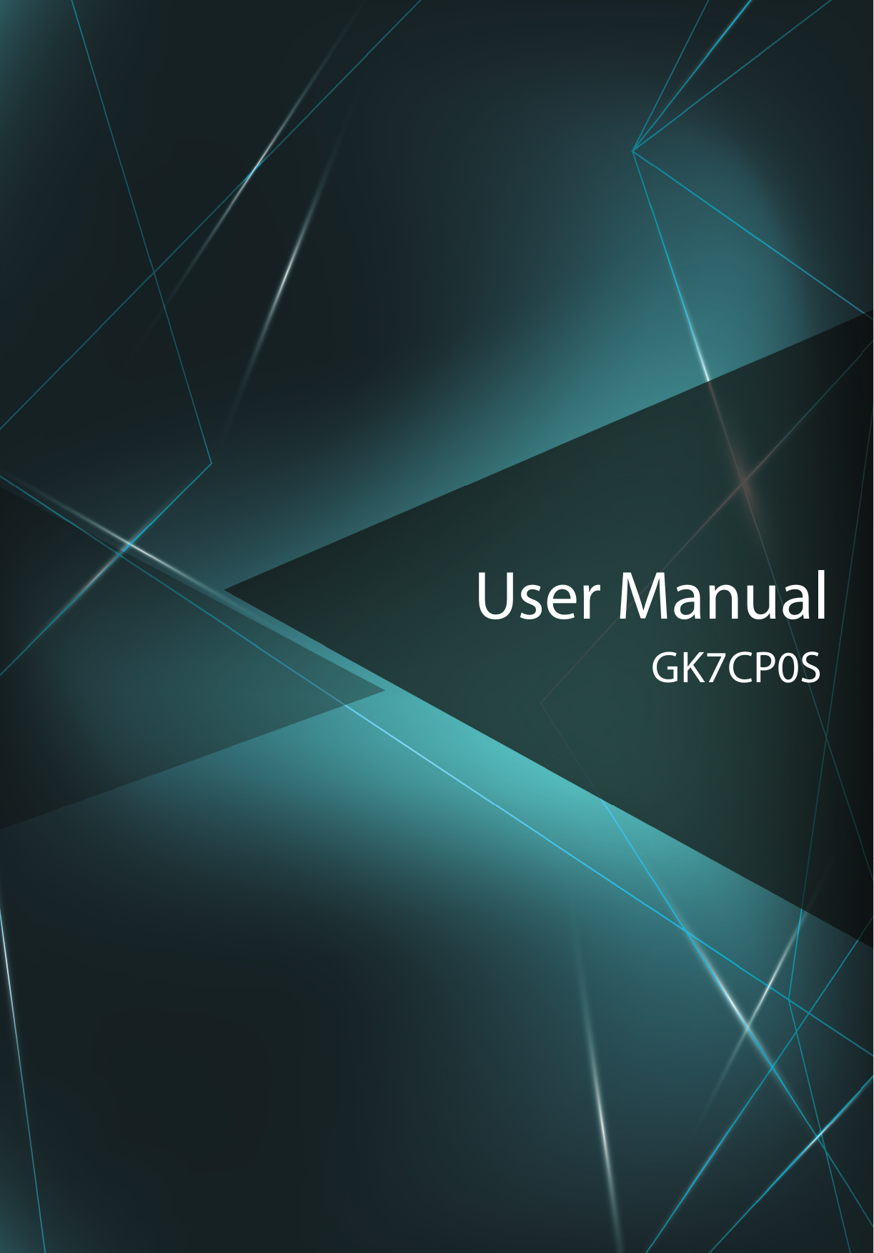 User ManualGK7CP0S