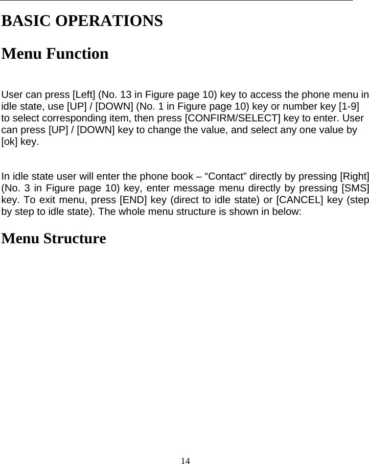 Page 14 of TOZED TECHNOLOGIES ZLTS500 CDMA Fixed wireless telephone User Manual 