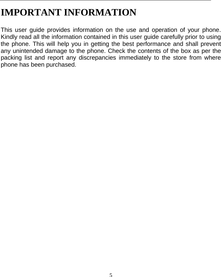 Page 5 of TOZED TECHNOLOGIES ZLTS500 CDMA Fixed wireless telephone User Manual 