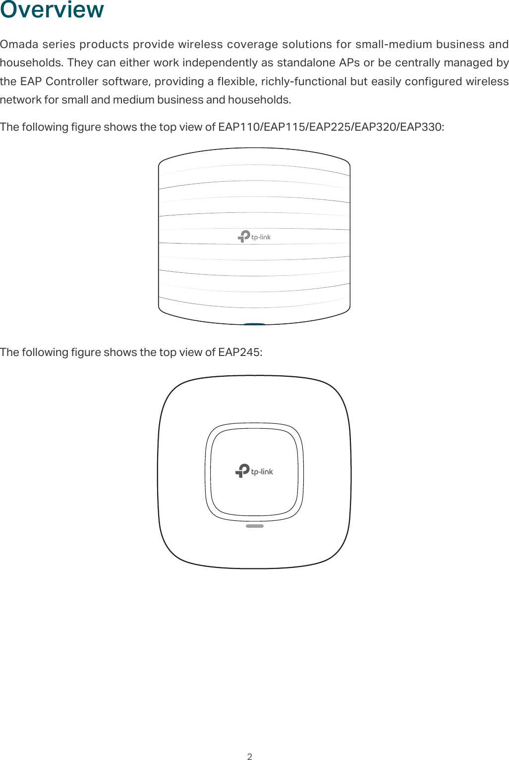 Page 6 of TP Link Technologies EAP115V4 300Mbps Wireless N Ceiling Mount Access Point User Manual EAP115