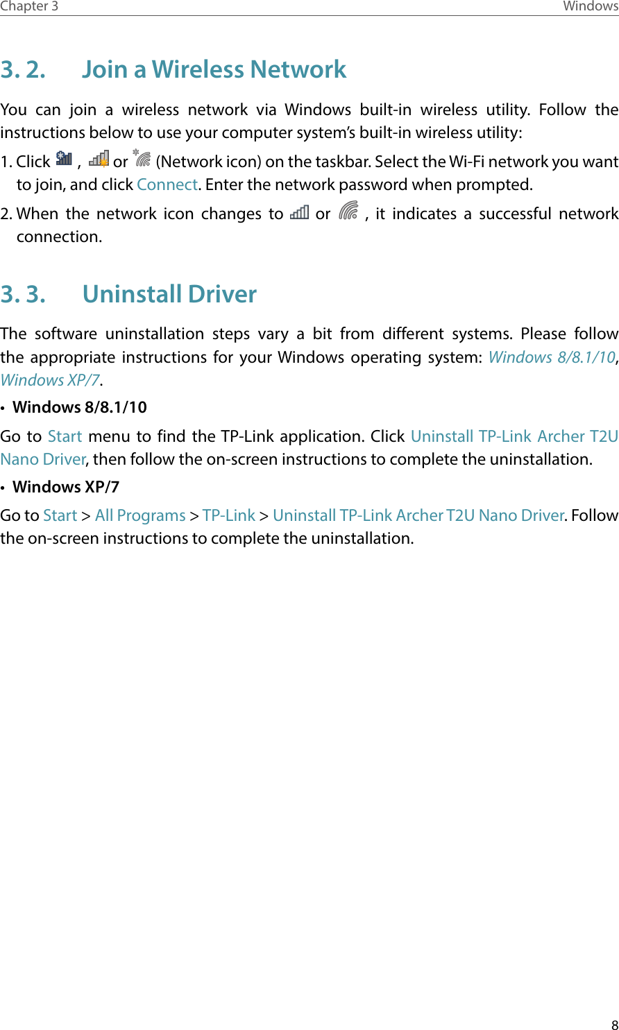 Page 10 of TP Link Technologies T2UNANO AC600 Nano Wireless USB Adapter User Manual 14  Users Manual