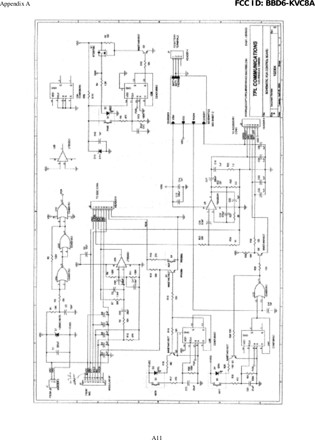 Appendix A FCC ID: BBD6-KVC8AA11