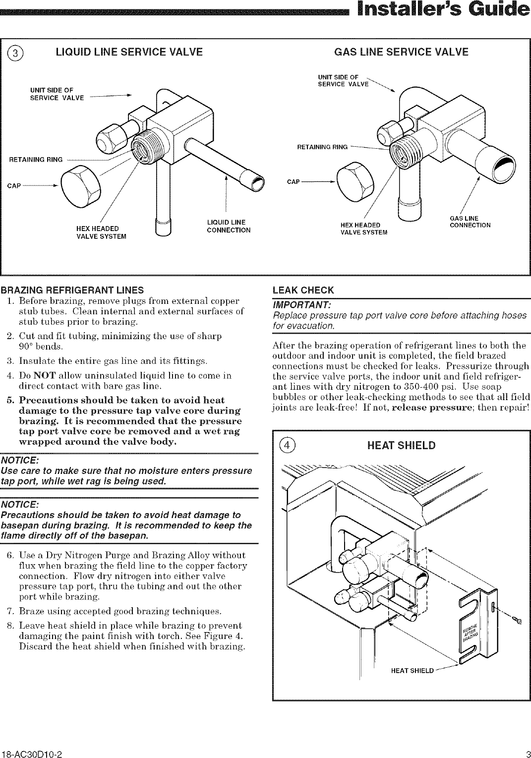 Page 3 of 8 - TRANE  Air Conditioner/heat Pump(outside Unit) Manual L0801712