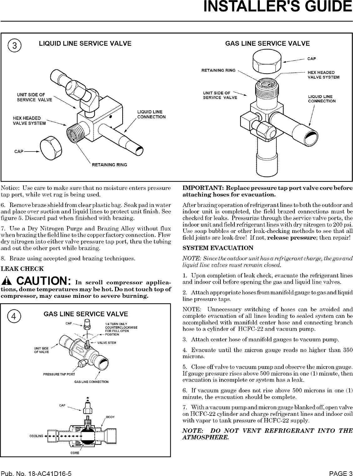 Page 3 of 8 - TRANE  Air Conditioner/heat Pump(outside Unit) Manual L0801787