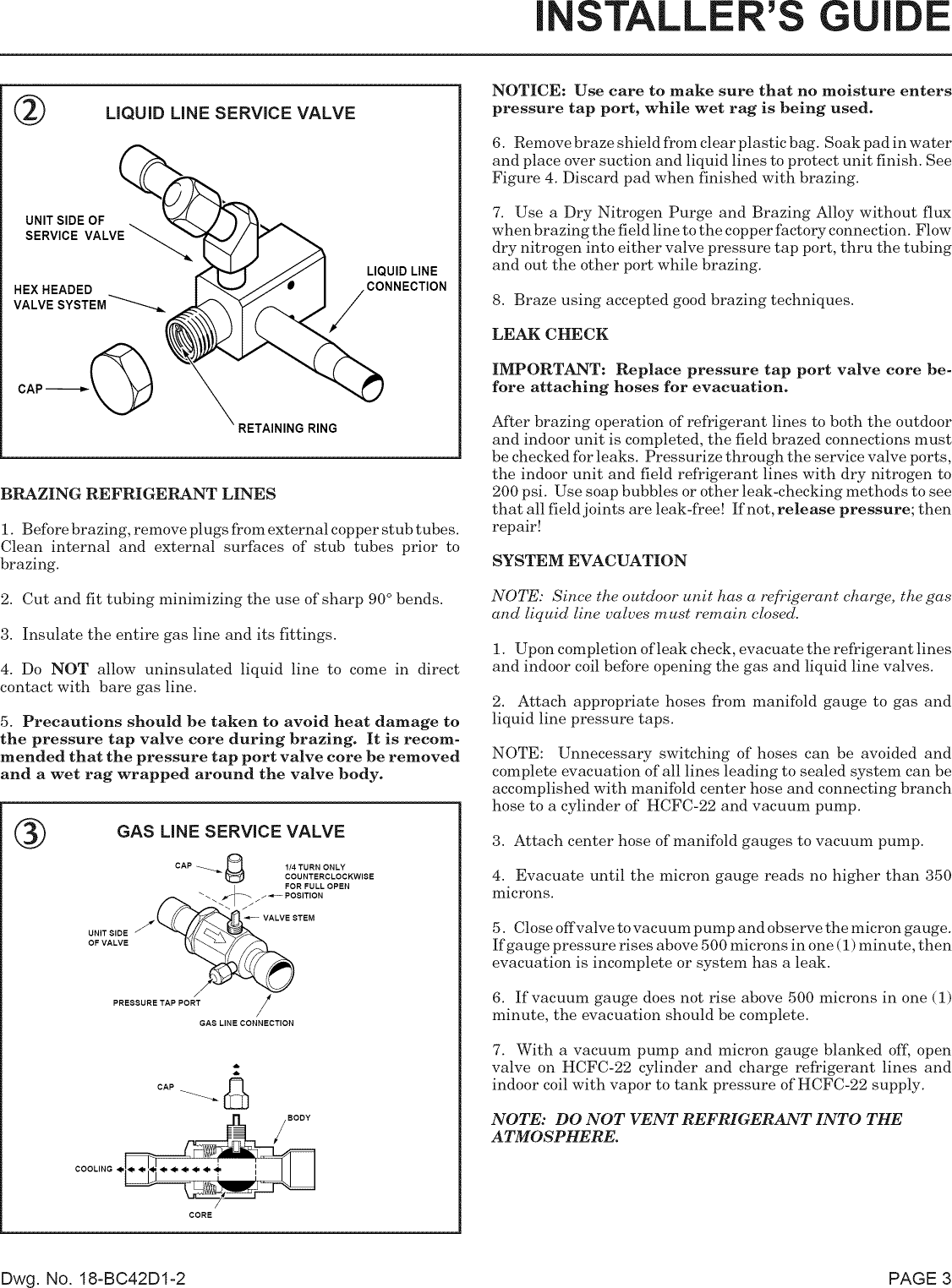 Page 3 of 8 - TRANE  Air Conditioner/heat Pump(outside Unit) Manual L0810502