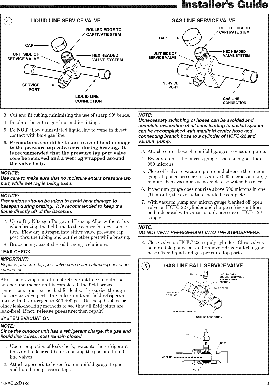 Page 3 of 8 - TRANE  Air Conditioner/heat Pump(outside Unit) Manual L0903228