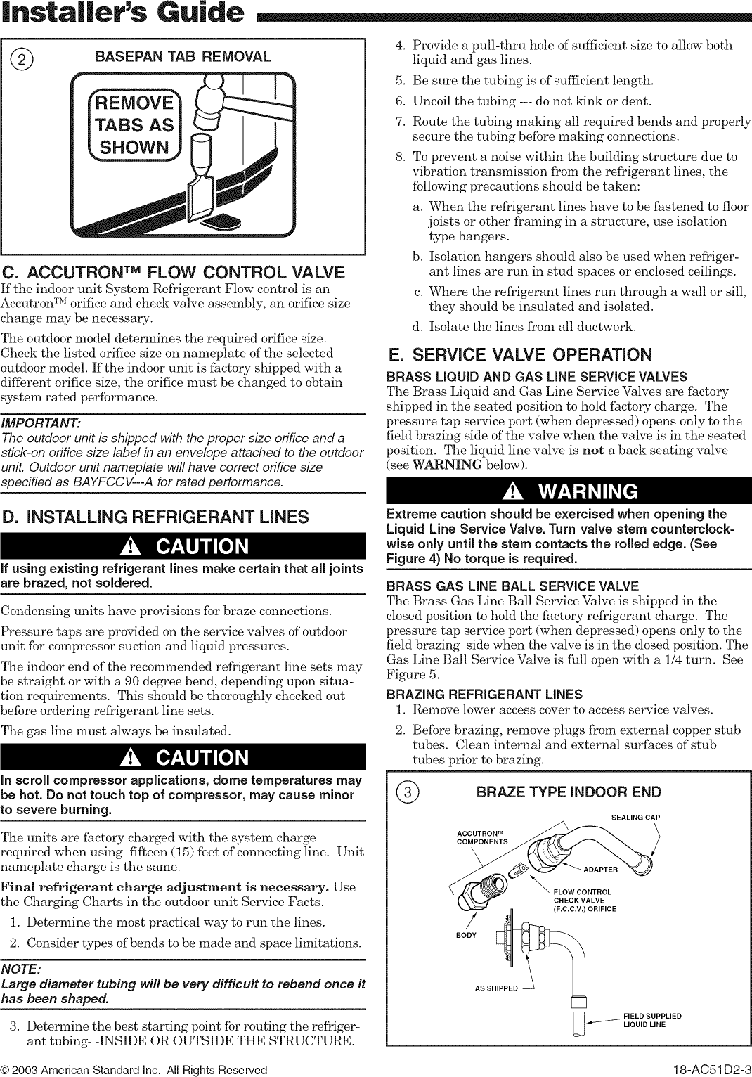Page 2 of 8 - TRANE  Air Conditioner/heat Pump(outside Unit) Manual L0903230