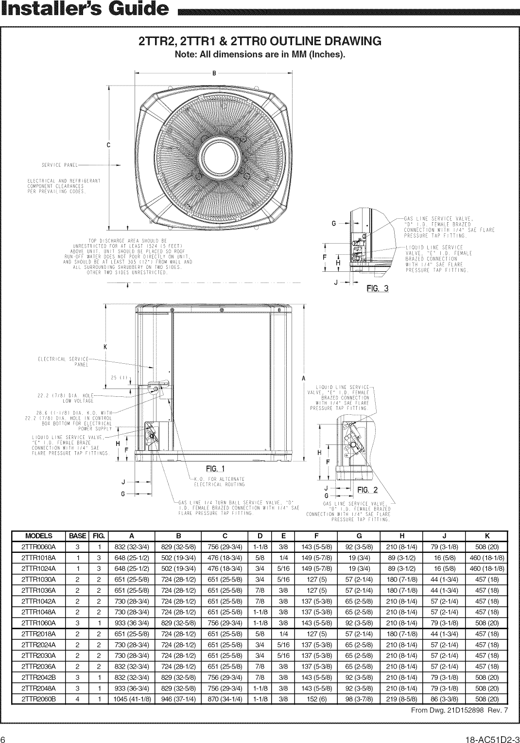 Page 6 of 8 - TRANE  Air Conditioner/heat Pump(outside Unit) Manual L0903230