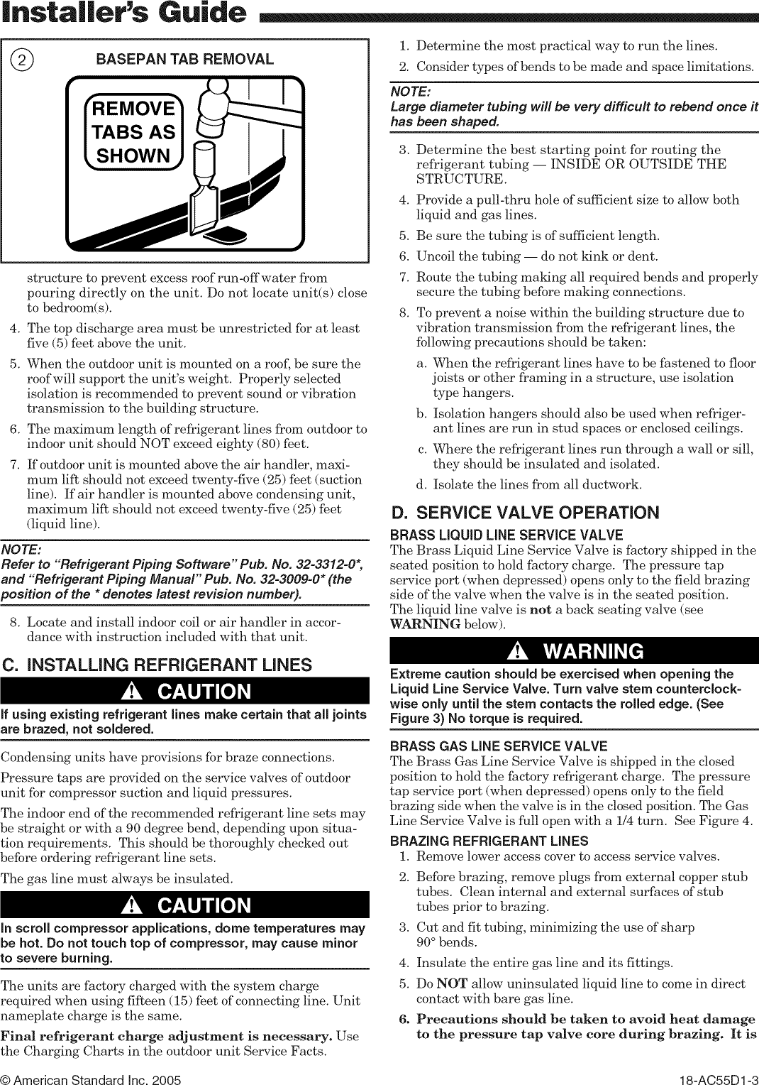 Page 2 of 8 - TRANE  Air Conditioner/heat Pump(outside Unit) Manual L0904669