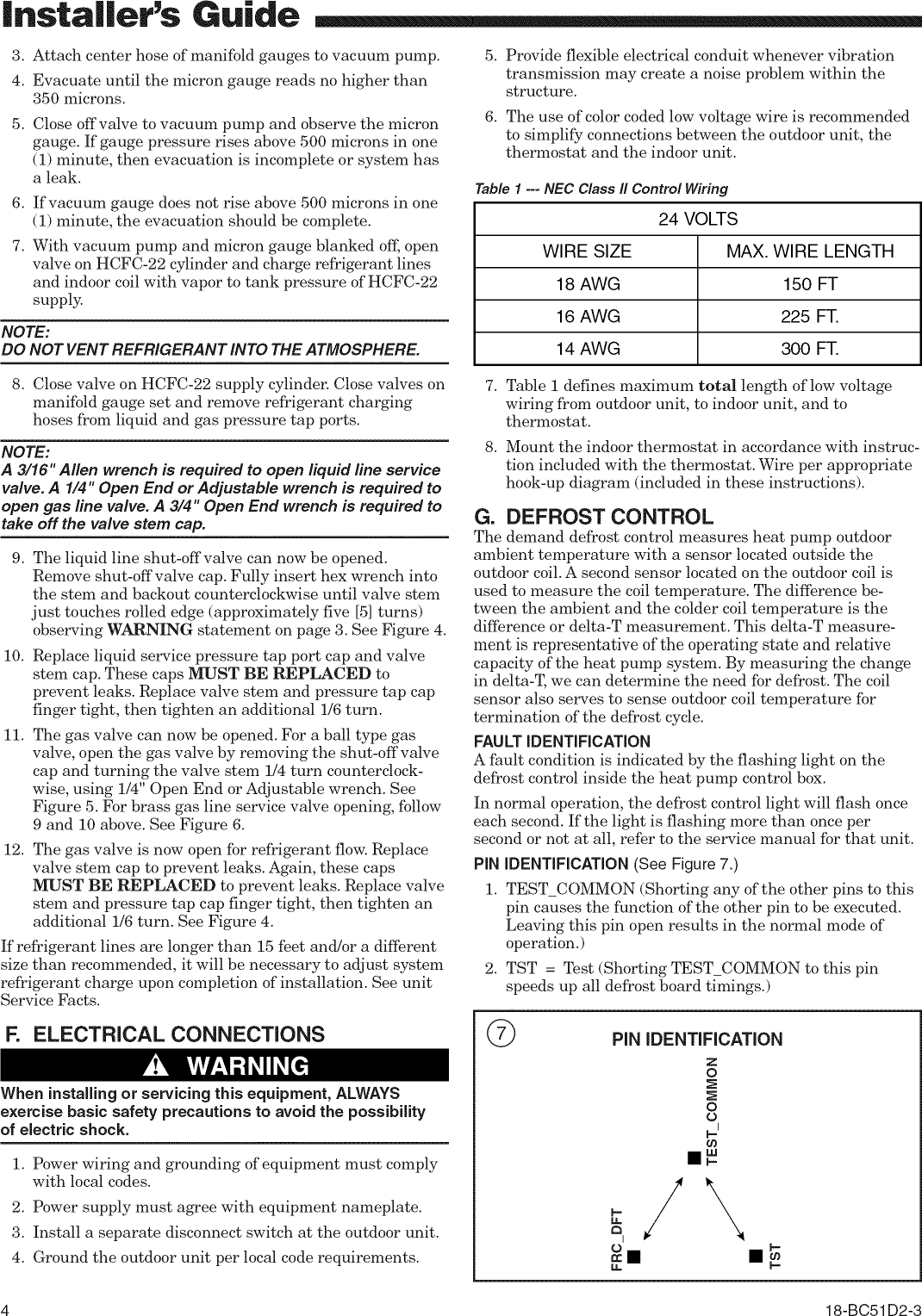 Page 4 of 8 - TRANE  Air Conditioner/heat Pump(outside Unit) Manual L0905065