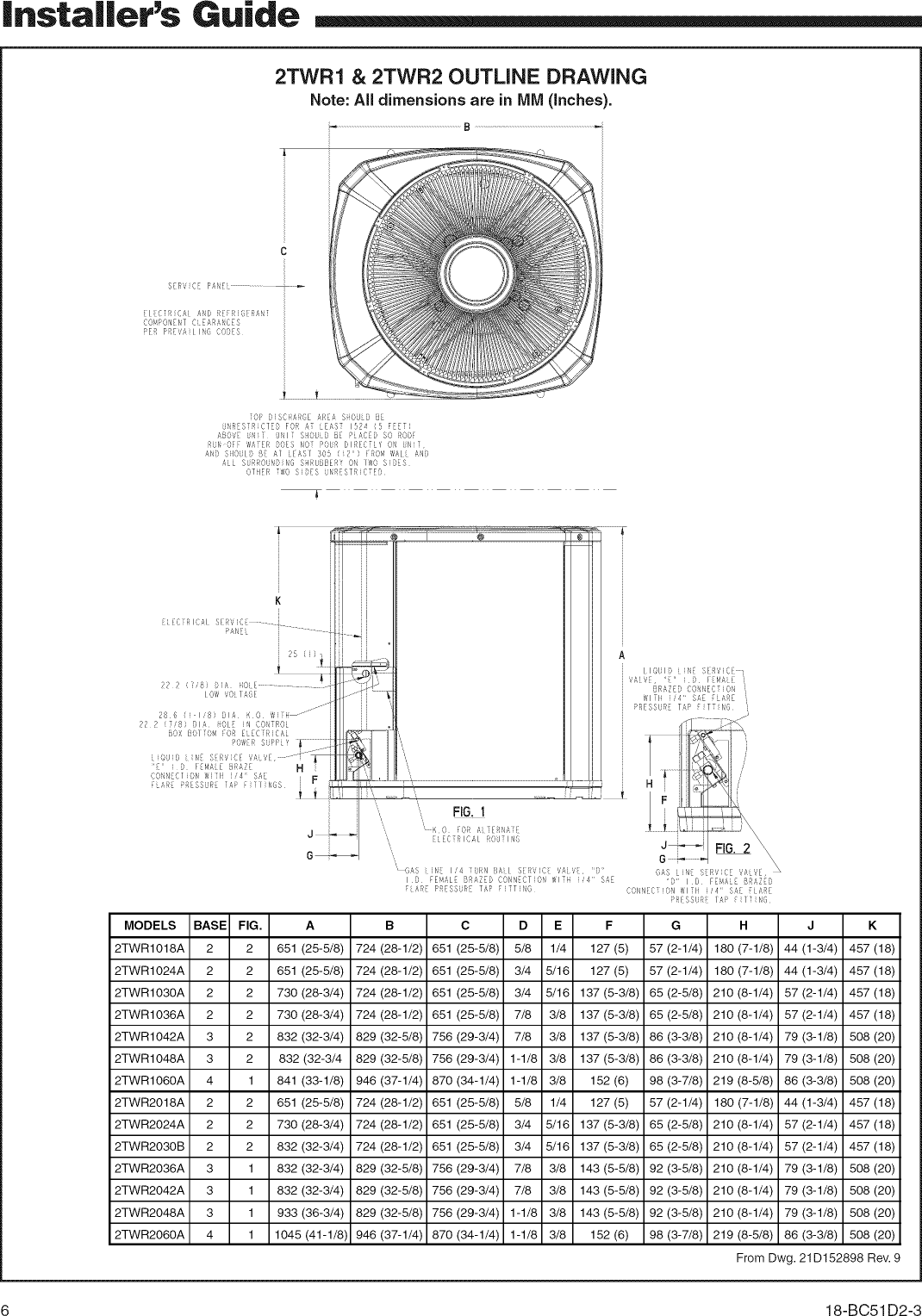 Page 6 of 8 - TRANE  Air Conditioner/heat Pump(outside Unit) Manual L0905065