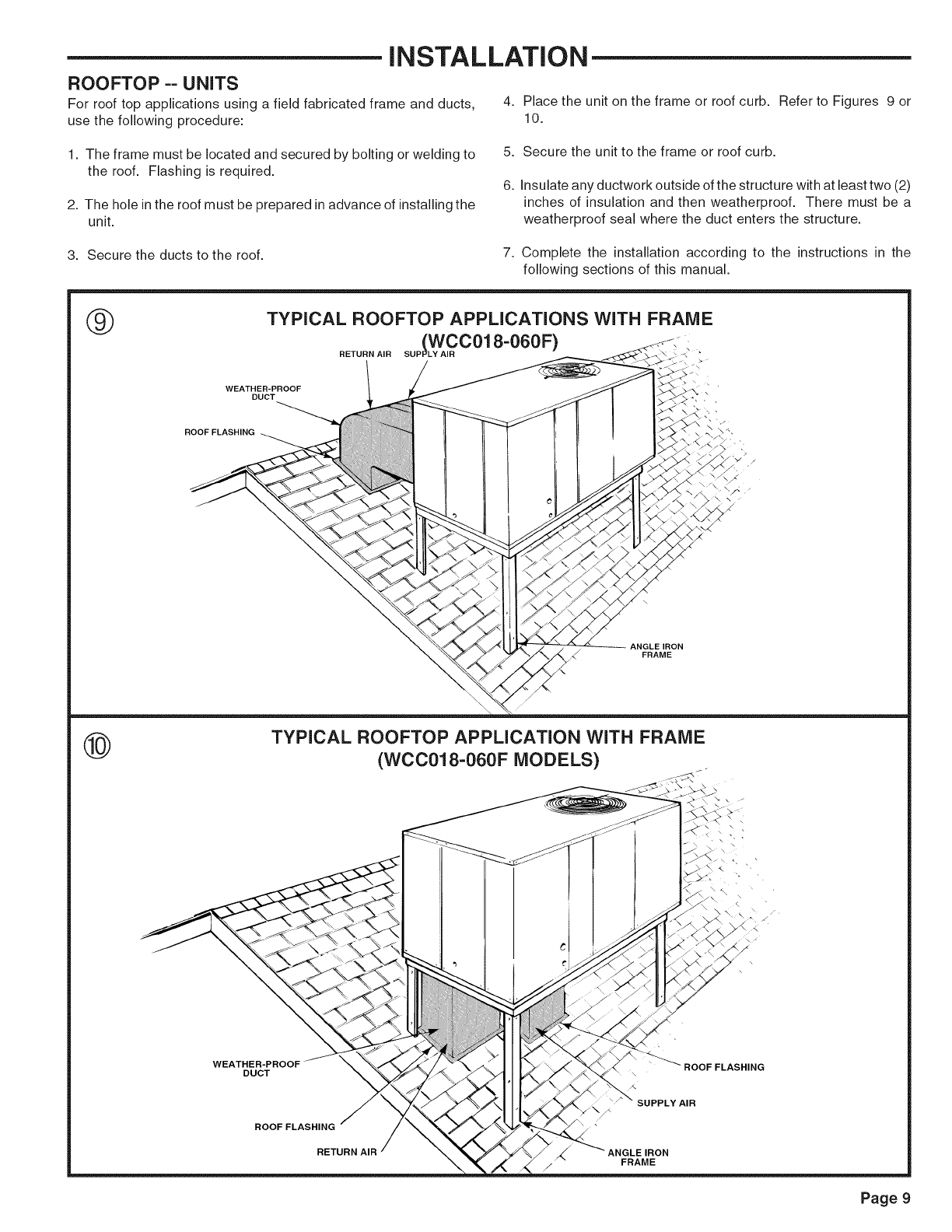 Trane Condensing Unit Installation Guide