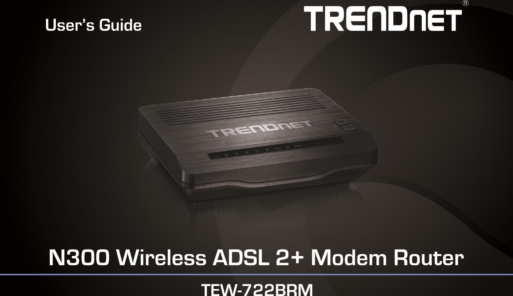             TRENDnet User’s Guide Cover Page 
