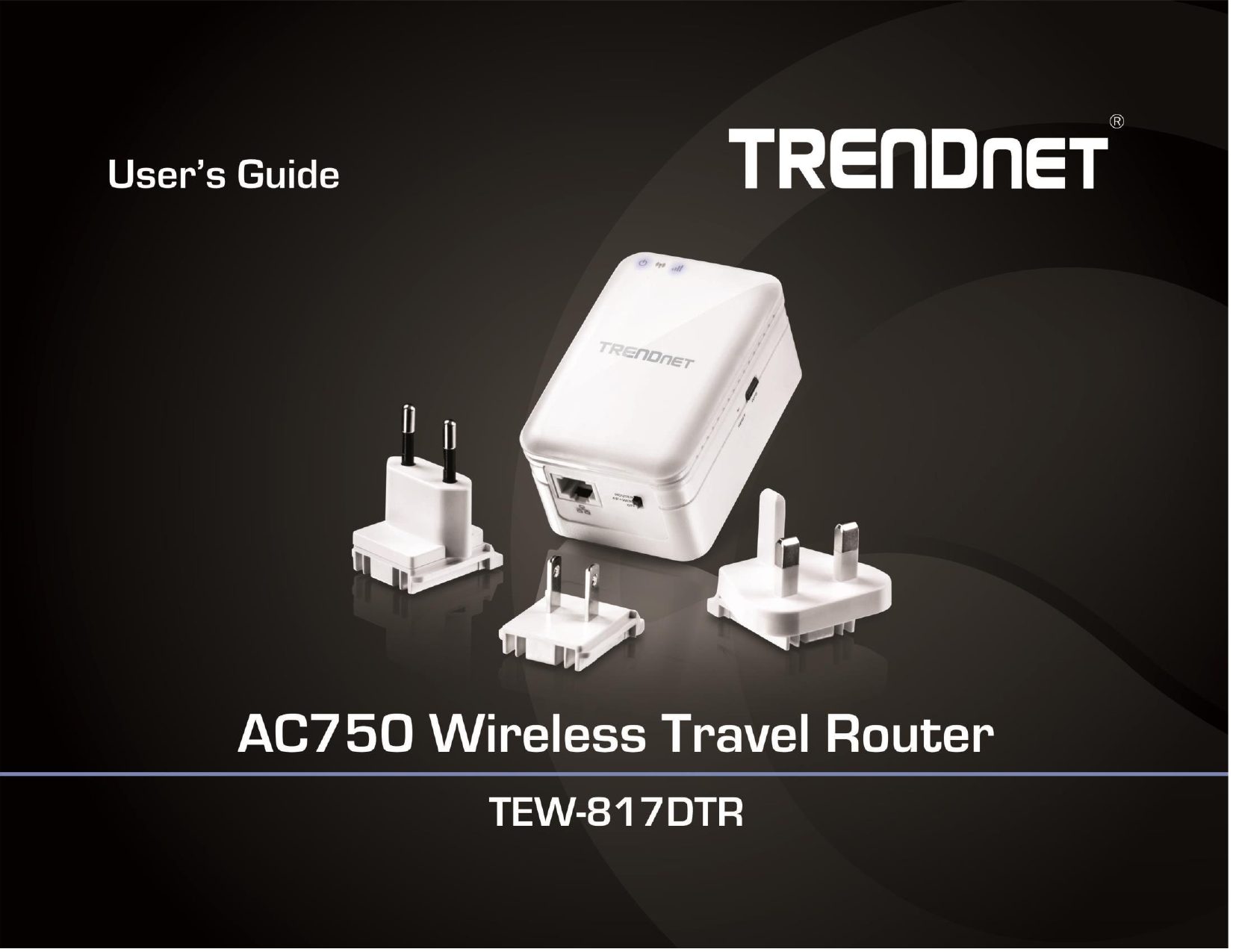                   © Copyright 2015 TRENDnet. All Rights Reserved.  TRENDnet User’s Guide Cover Page                                                                    
