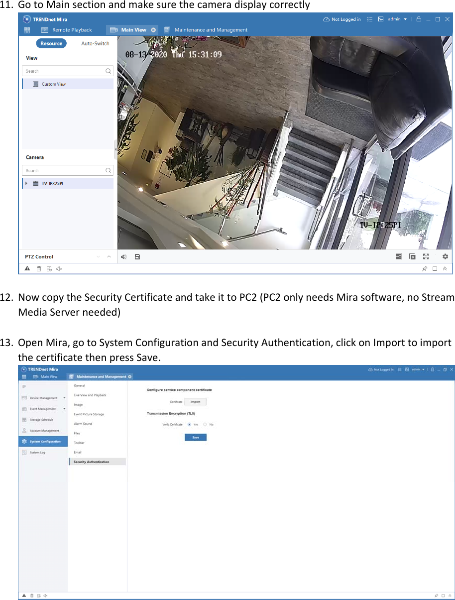 Page 5 of 7 - TRENDnet - Mira Stream Media Serverx Server