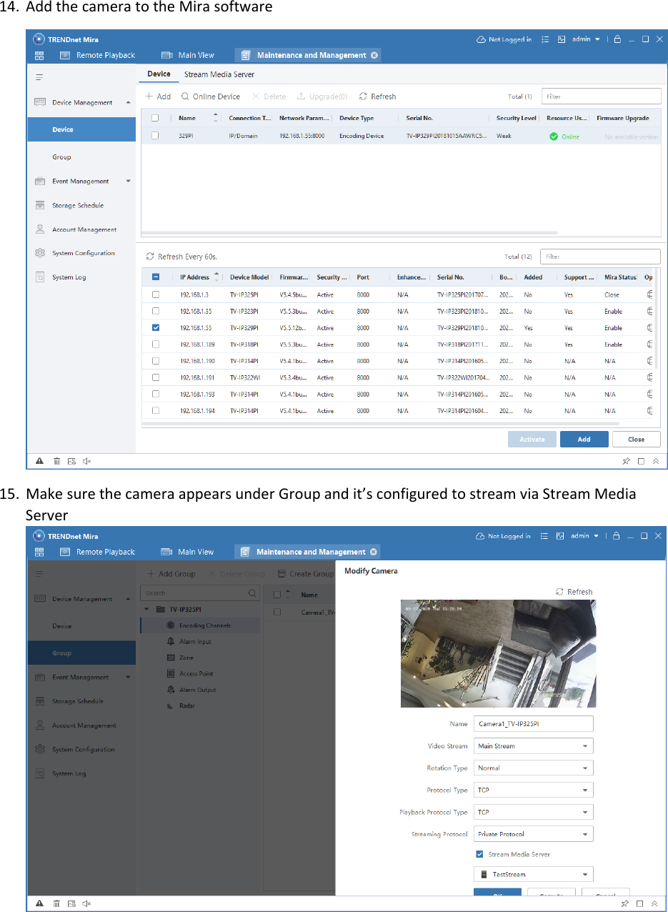 Page 6 of 7 - TRENDnet - Mira Stream Media Serverx Server
