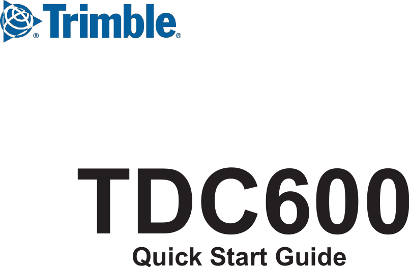 Quick Start GuideTDC600