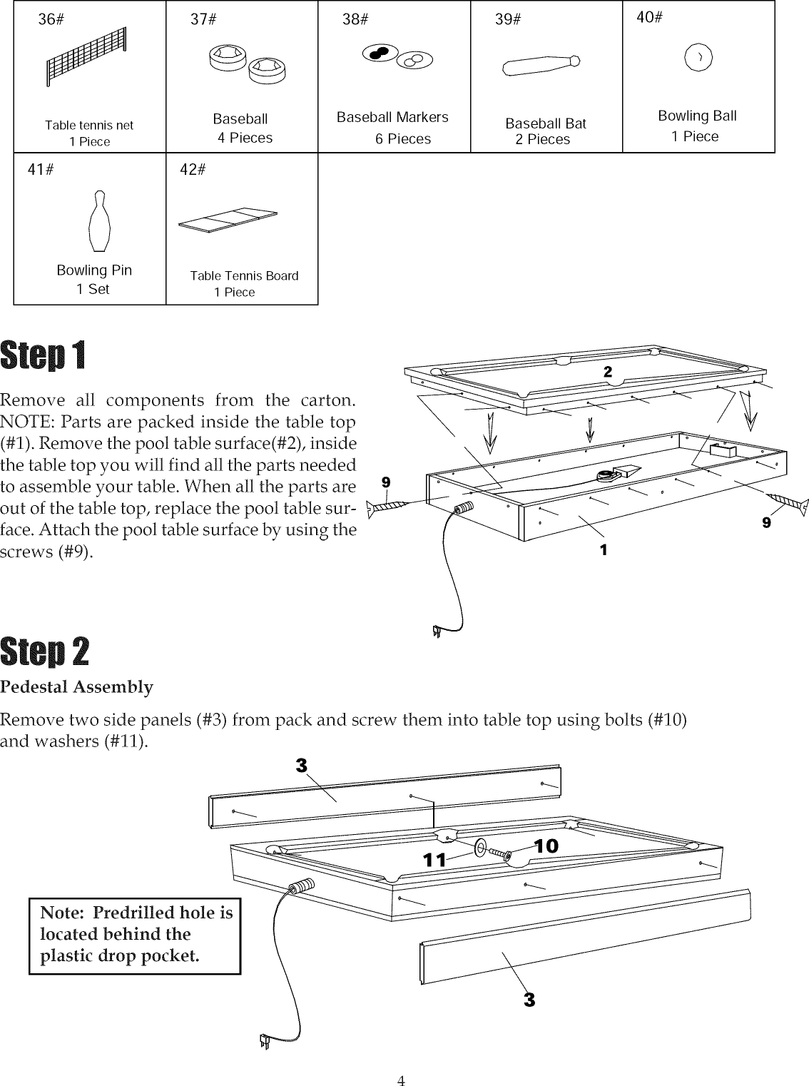 Page 4 of 11 - TRIUMPH  Rebound Table Manual L0912357