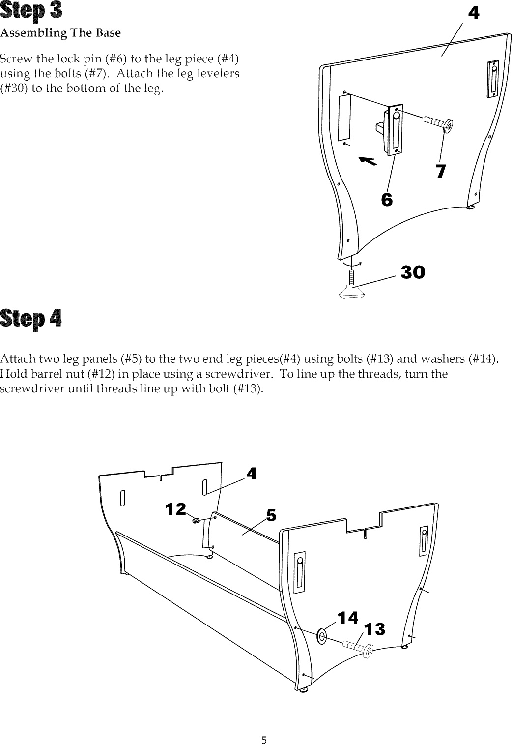 Page 5 of 11 - TRIUMPH  Rebound Table Manual L0912357