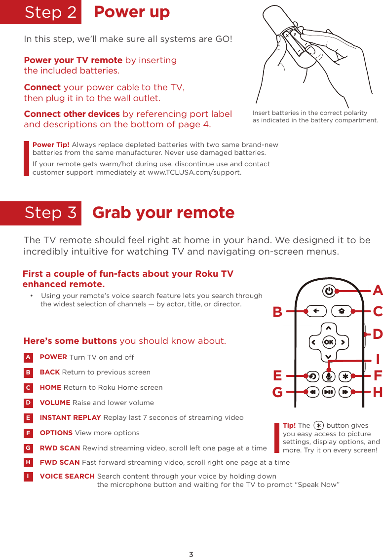 Page 5 of TTE Technology 55S517 LED TV User Manual 