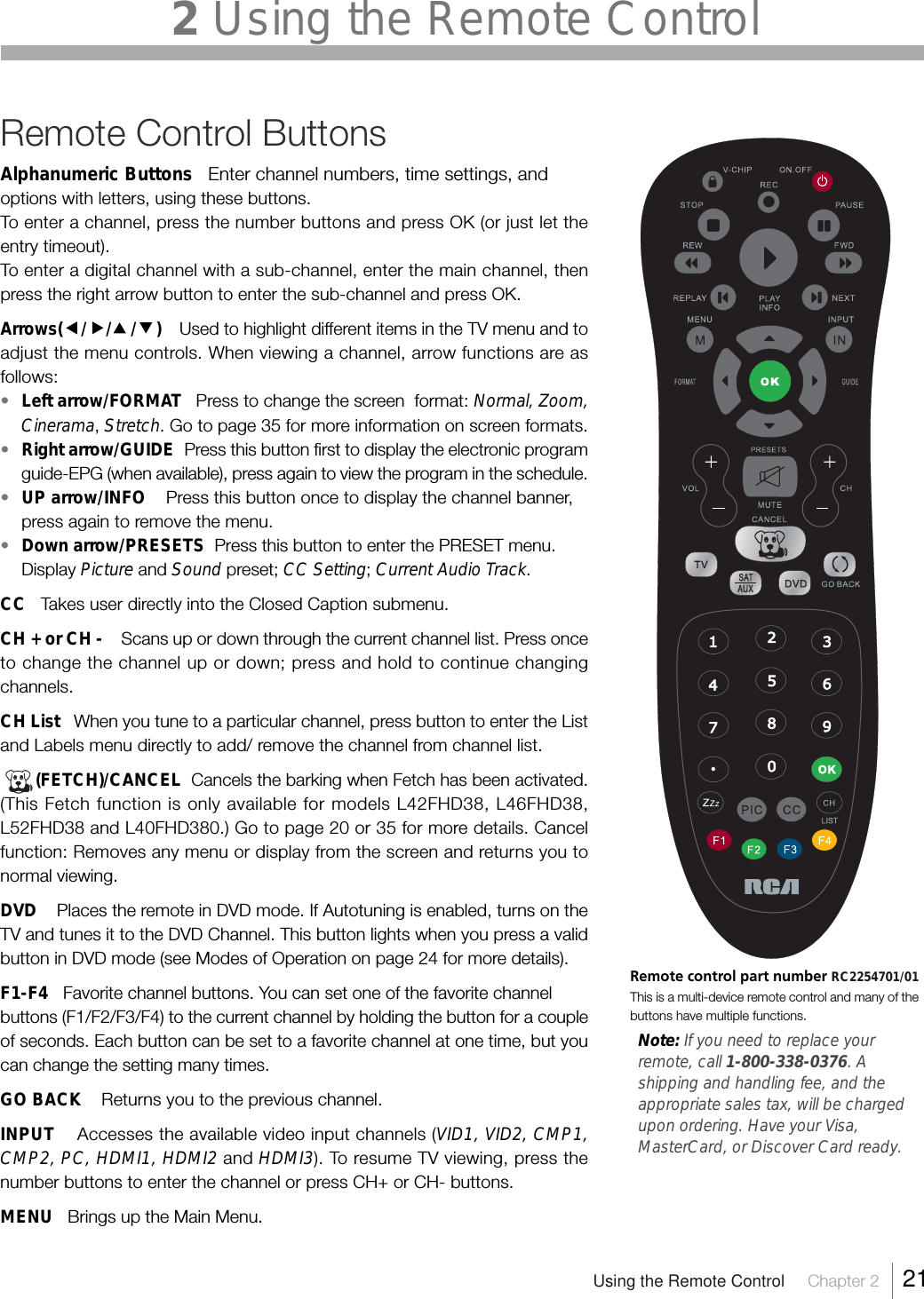 Page 21 of TTE Technology L52FHD38 LCD TV User Manual