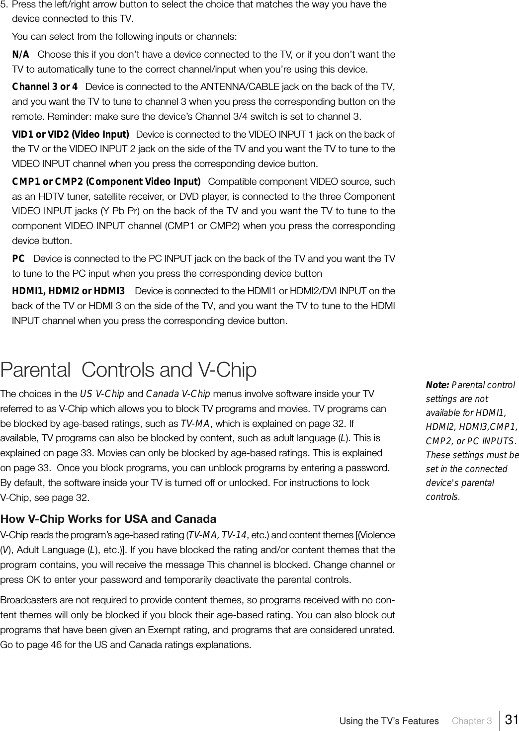 Page 31 of TTE Technology L52FHD38 LCD TV User Manual