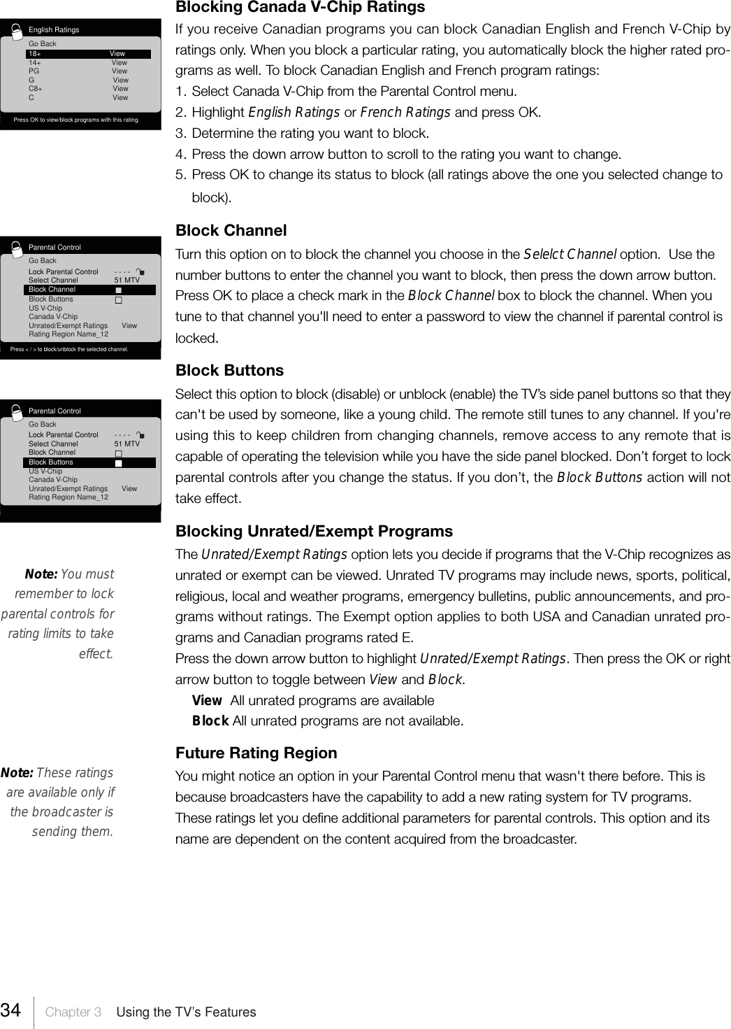 Page 34 of TTE Technology L52FHD38 LCD TV User Manual