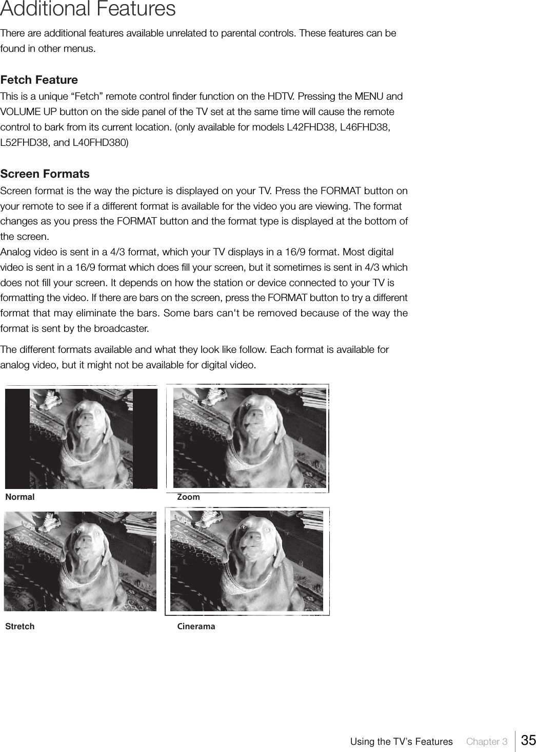 Page 35 of TTE Technology L52FHD38 LCD TV User Manual